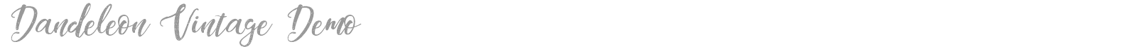 Dandeleón font preview